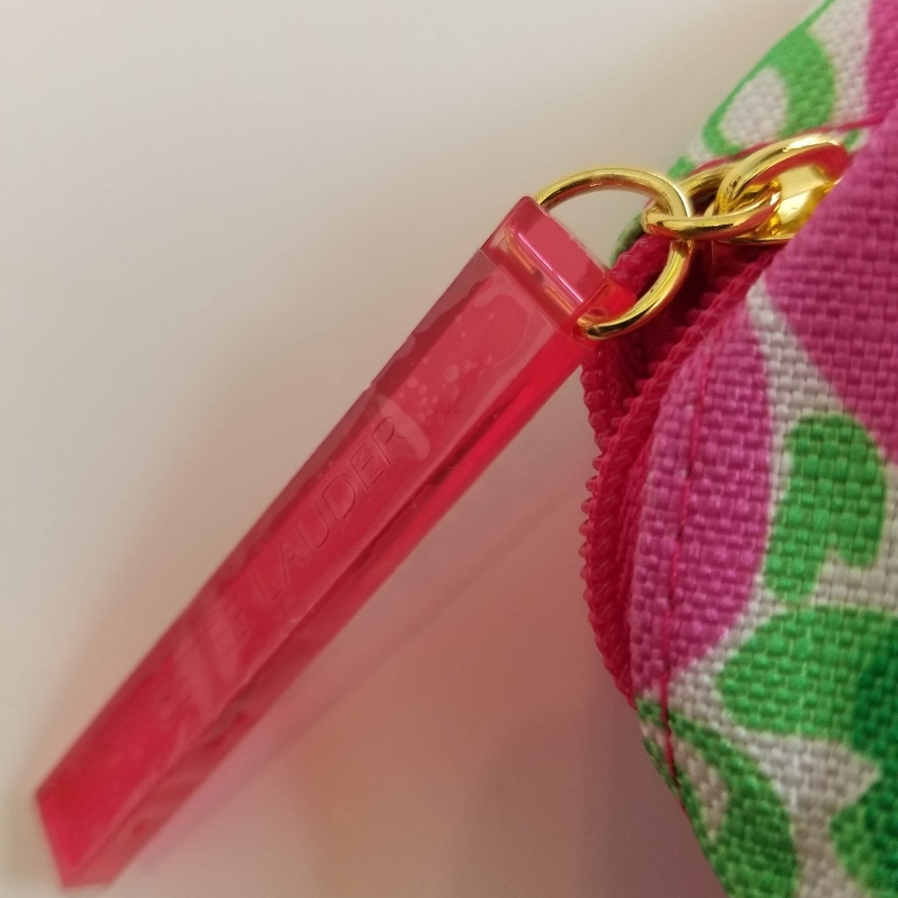 2 New Lilly Pulitzer For Estee Lauder Cosmetic Bags - 1 w/ mirror, 1 waterproof - Picture 4 of 8